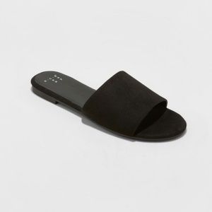 Black Slide Sandals Slides